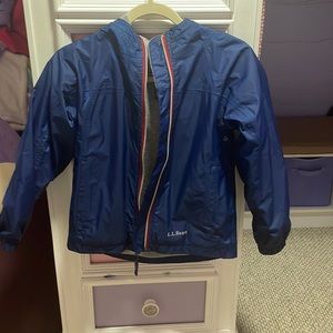 Boys hooded L.L.Bean Raincoat
